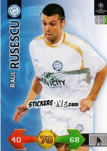Sticker Rusescu Raul - UEFA Champions League 2009-2010. Super Strikes - Panini