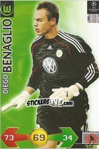 Figurina Diego Benaglio - UEFA Champions League 2009-2010. Super Strikes - Panini