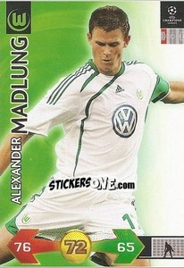 Sticker Alexander Madlung - UEFA Champions League 2009-2010. Super Strikes n. 339 - Panini