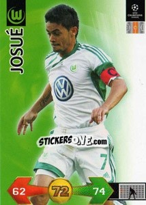 Sticker Josue - UEFA Champions League 2009-2010. Super Strikes n. 342 - Panini