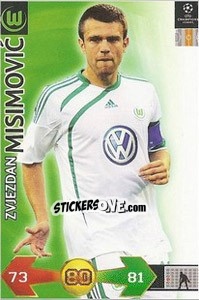 Sticker Zvjezdan Misimovic - UEFA Champions League 2009-2010. Super Strikes n. 343 - Panini