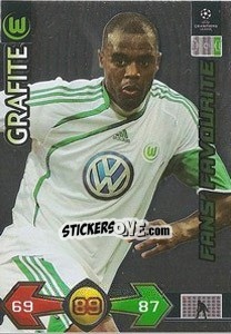 Sticker Grafite - UEFA Champions League 2009-2010. Super Strikes - Panini