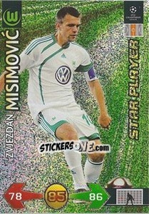 Sticker Zvjezdan Misimovic - UEFA Champions League 2009-2010. Super Strikes n. 350 - Panini