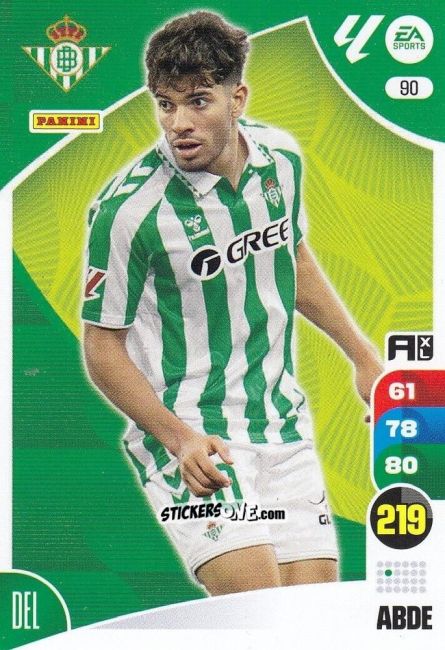 Sticker Abde - LaLiga 2024-2025. Adrenalyn XL
 n. 90 - Panini