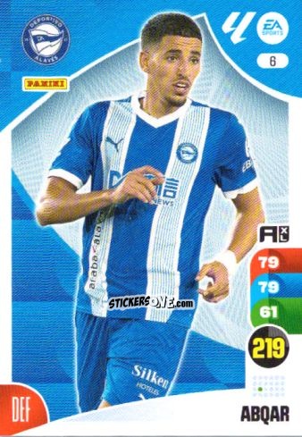 Sticker Abqar - LaLiga 2024-2025. Adrenalyn XL
 n. 6 - Panini