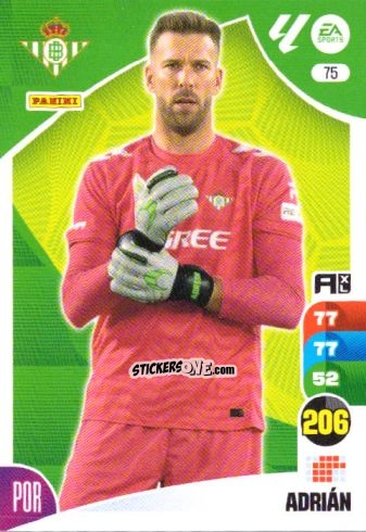Sticker Adrián - LaLiga 2024-2025. Adrenalyn XL
 n. 75 - Panini
