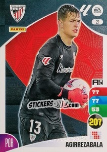 Figurina Agirrezabala - LaLiga 2024-2025. Adrenalyn XL
 n. 21 - Panini