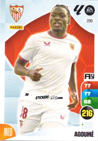 Sticker Agoumé - LaLiga 2024-2025. Adrenalyn XL
 n. 299 - Panini