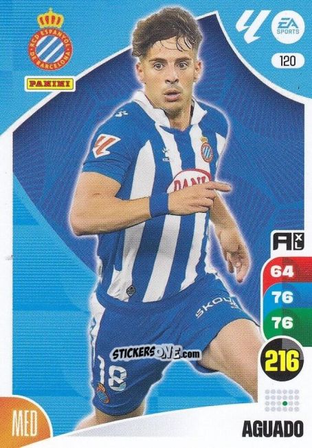 Sticker Aguado - LaLiga 2024-2025. Adrenalyn XL
 n. 120 - Panini
