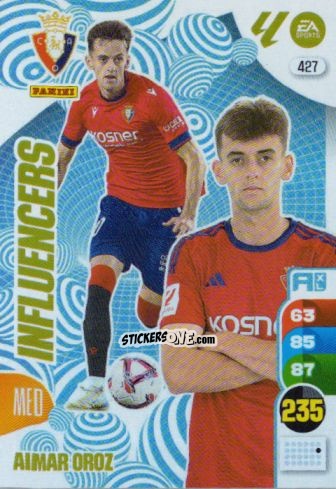 Sticker Aímar Oroz - LaLiga 2024-2025. Adrenalyn XL
 n. 427 - Panini