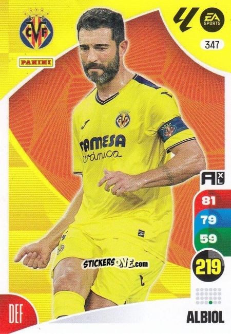 Sticker Albiol - LaLiga 2024-2025. Adrenalyn XL
 n. 347 - Panini