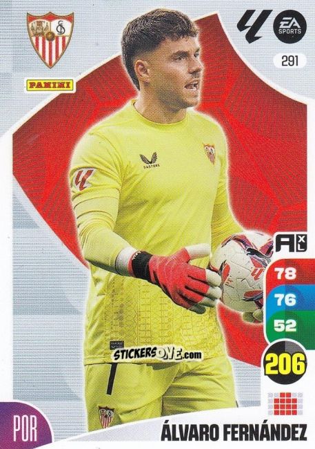 Cromo Álvaro Fernández - LaLiga 2024-2025. Adrenalyn XL
 n. 291 - Panini