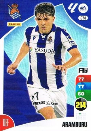 Cromo Aramburu - LaLiga 2024-2025. Adrenalyn XL
 n. 274 - Panini