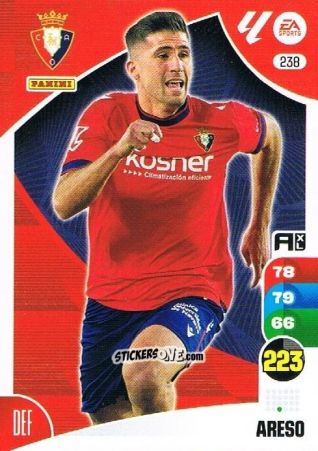 Sticker Areso - LaLiga 2024-2025. Adrenalyn XL
 n. 238 - Panini