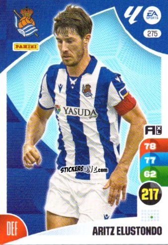 Cromo Aritz Elustondo - LaLiga 2024-2025. Adrenalyn XL
 n. 275 - Panini