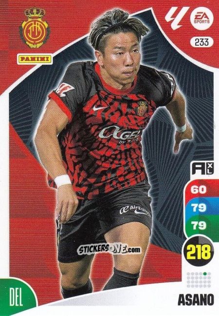 Sticker Asano - LaLiga 2024-2025. Adrenalyn XL
 n. 233 - Panini