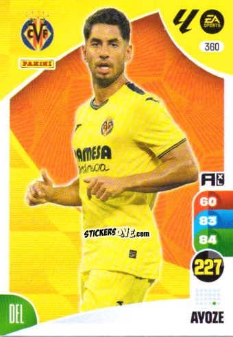 Sticker Ayoze - LaLiga 2024-2025. Adrenalyn XL
 n. 360 - Panini