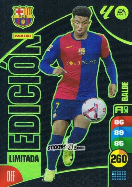 Cromo Balde - LaLiga 2024-2025. Adrenalyn XL
 n. LE12 - Panini