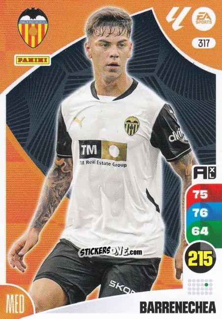 Sticker Barrenechea - LaLiga 2024-2025. Adrenalyn XL
 n. 317 - Panini