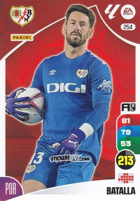 Cromo Batalla - LaLiga 2024-2025. Adrenalyn XL
 n. 254 - Panini