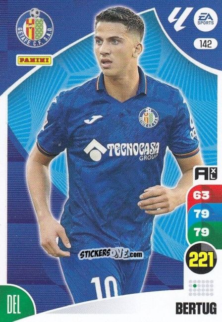 Sticker Bertug - LaLiga 2024-2025. Adrenalyn XL
 n. 142 - Panini