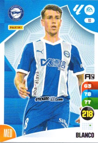Sticker Blanco - LaLiga 2024-2025. Adrenalyn XL
 n. 10 - Panini
