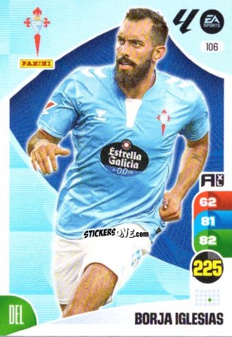 Sticker Borja Iglesias - LaLiga 2024-2025. Adrenalyn XL
 n. 106 - Panini