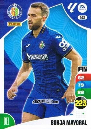 Sticker Borja Mayoral - LaLiga 2024-2025. Adrenalyn XL
 n. 143 - Panini
