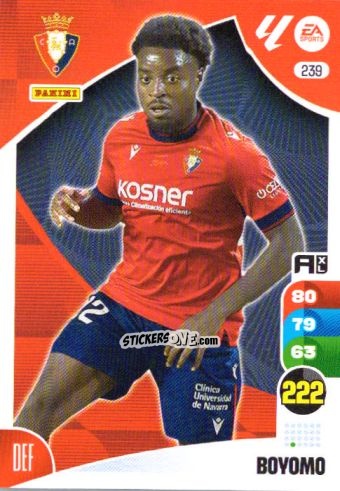 Sticker Boyomo - LaLiga 2024-2025. Adrenalyn XL
 n. 239 - Panini