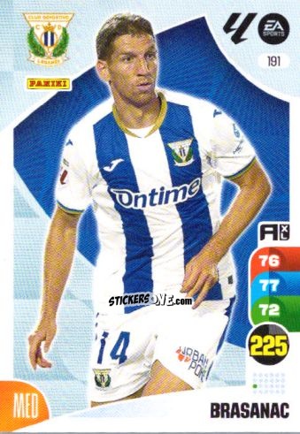 Cromo Brasanac - LaLiga 2024-2025. Adrenalyn XL
 n. 191 - Panini