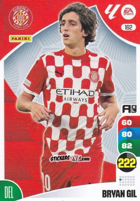 Cromo Bryan Gil - LaLiga 2024-2025. Adrenalyn XL
 n. 162 - Panini