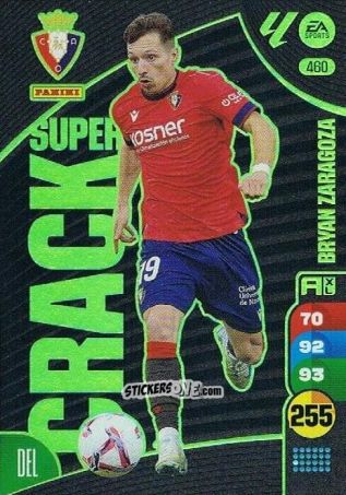 Sticker Bryan Zaragoza - LaLiga 2024-2025. Adrenalyn XL
 n. 460 - Panini