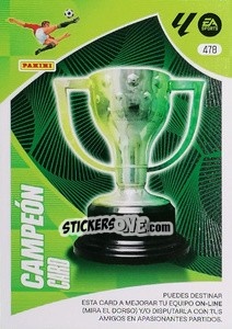 Sticker Campeón Card - LaLiga 2024-2025. Adrenalyn XL
 n. 478 - Panini
