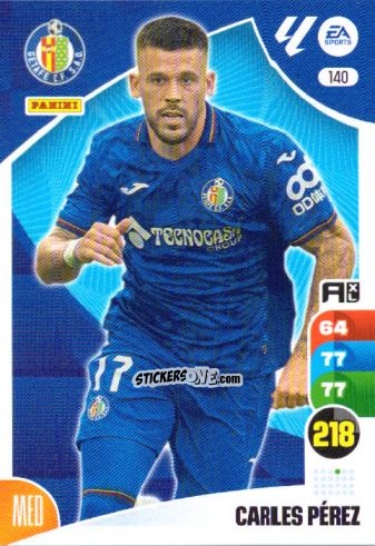 Sticker Carles Pérez - LaLiga 2024-2025. Adrenalyn XL
 n. 140 - Panini