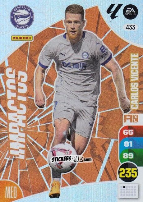 Sticker Carlos Vicente - LaLiga 2024-2025. Adrenalyn XL
 n. 433 - Panini