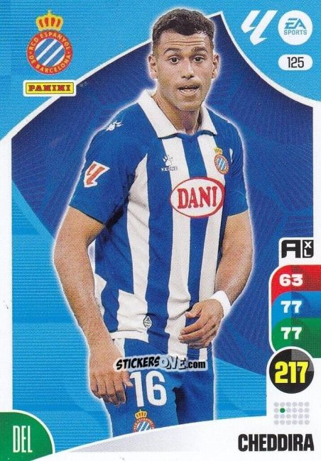 Figurina Cheddira - LaLiga 2024-2025. Adrenalyn XL
 n. 125 - Panini