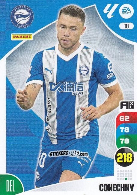 Sticker Tomás Conechny - LaLiga 2024-2025. Adrenalyn XL
 n. 18 - Panini