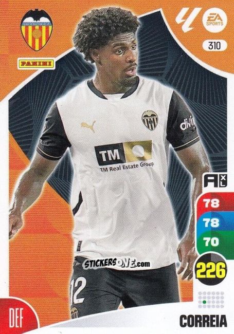 Sticker Correia - LaLiga 2024-2025. Adrenalyn XL
 n. 310 - Panini