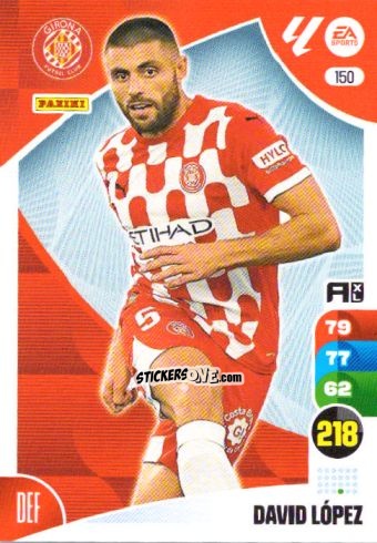Sticker David López - LaLiga 2024-2025. Adrenalyn XL
 n. 150 - Panini