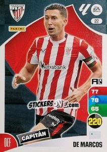 Sticker De Marcos - LaLiga 2024-2025. Adrenalyn XL
 n. 22 - Panini