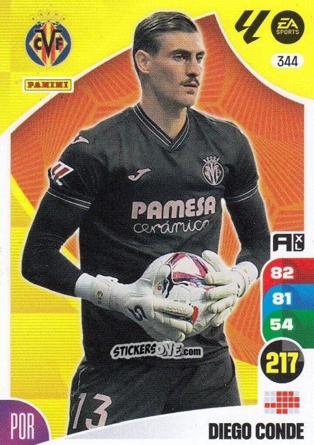Sticker Diego Conde - LaLiga 2024-2025. Adrenalyn XL
 n. 344 - Panini