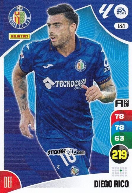 Sticker Diego Rico - LaLiga 2024-2025. Adrenalyn XL
 n. 134 - Panini