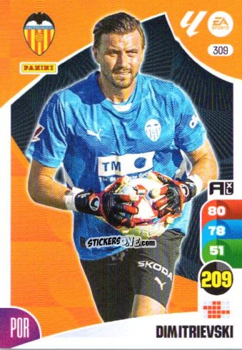 Sticker Dimitrievski - LaLiga 2024-2025. Adrenalyn XL
 n. 309 - Panini