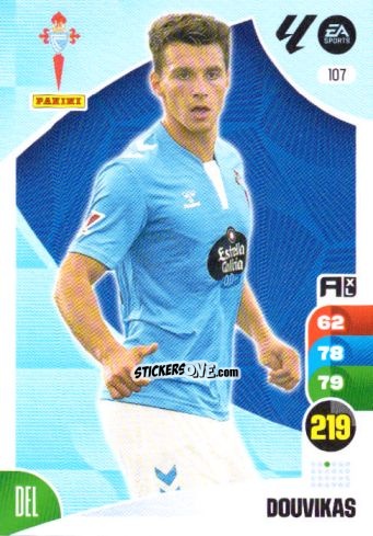 Sticker Douvikas - LaLiga 2024-2025. Adrenalyn XL
 n. 107 - Panini
