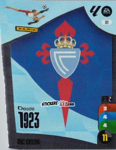 Sticker Escudo CEL - LaLiga 2024-2025. Adrenalyn XL
 n. 91 - Panini