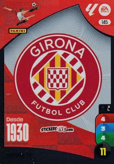Sticker Escudo GIR - LaLiga 2024-2025. Adrenalyn XL
 n. 145 - Panini