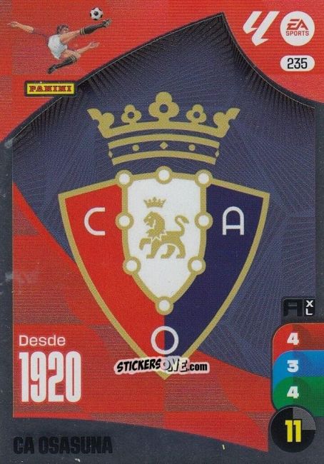 Sticker Escudo OSA - LaLiga 2024-2025. Adrenalyn XL
 n. 235 - Panini