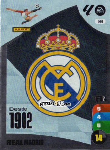 Sticker Escudo RMA - LaLiga 2024-2025. Adrenalyn XL
 n. 199 - Panini