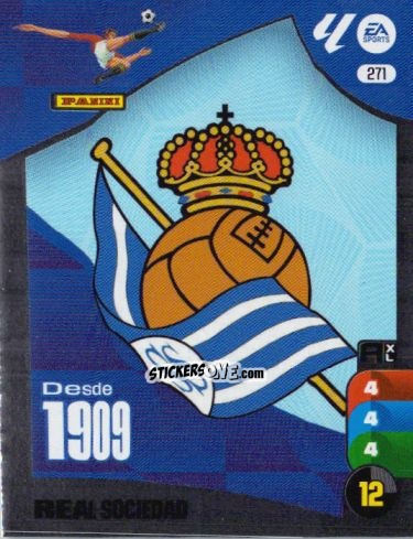 Sticker Escudo RSO - LaLiga 2024-2025. Adrenalyn XL
 n. 271 - Panini