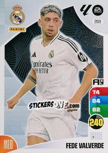 Sticker Fede Valverde - LaLiga 2024-2025. Adrenalyn XL
 n. 208 - Panini